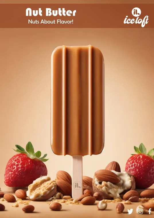 Nut Butter Bliss milky ice cream